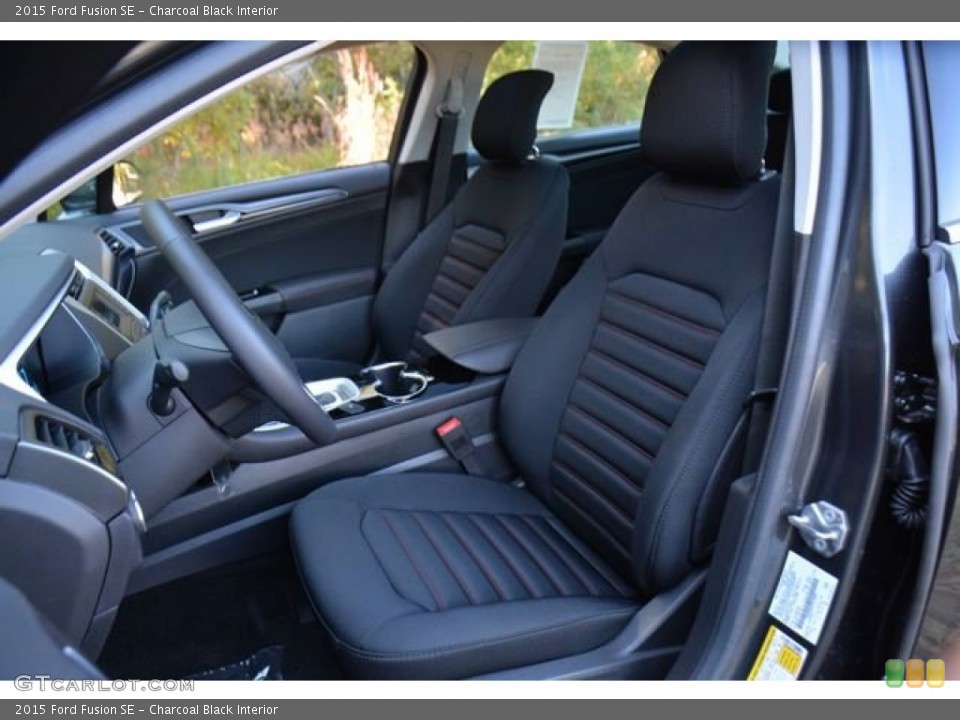 Charcoal Black Interior Front Seat for the 2015 Ford Fusion SE #98692903