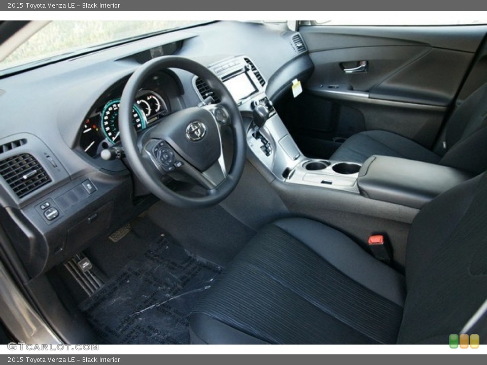 Black Interior Front Seat for the 2015 Toyota Venza LE #98696185