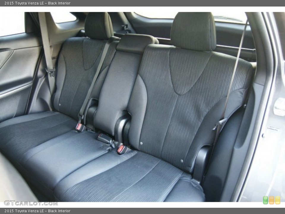 Black Interior Rear Seat for the 2015 Toyota Venza LE #98696237