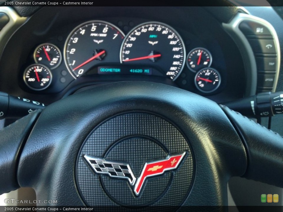 Cashmere Interior Gauges for the 2005 Chevrolet Corvette Coupe #98706518