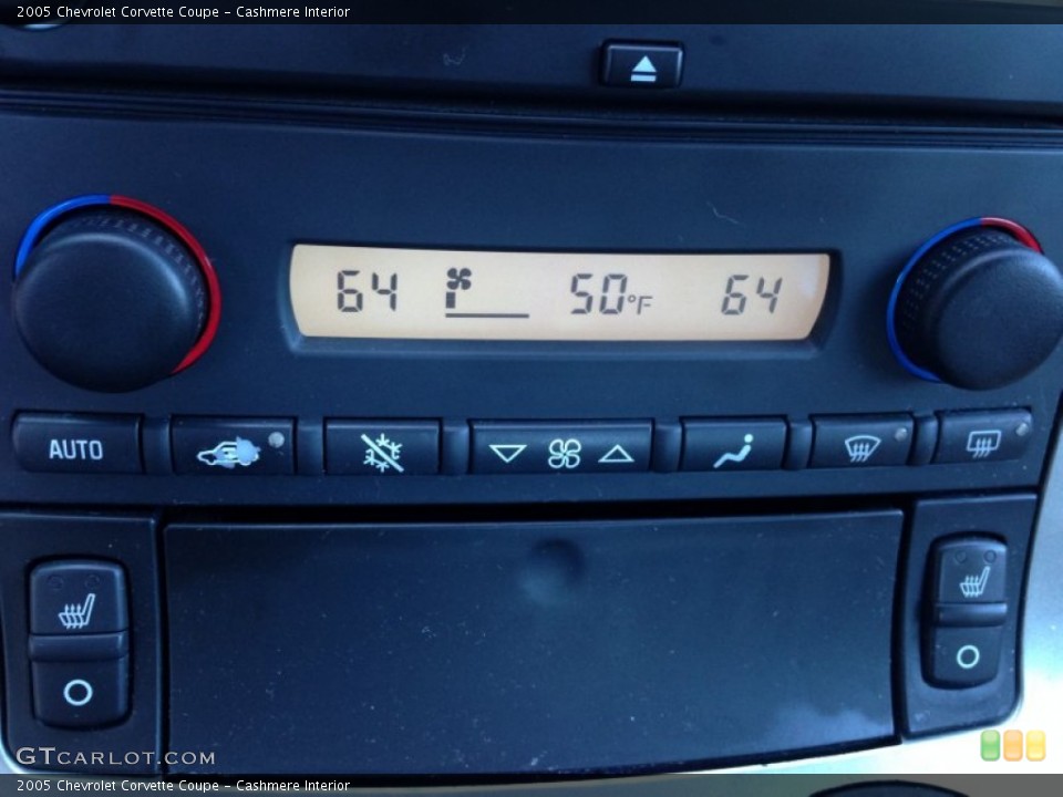 Cashmere Interior Controls for the 2005 Chevrolet Corvette Coupe #98706643