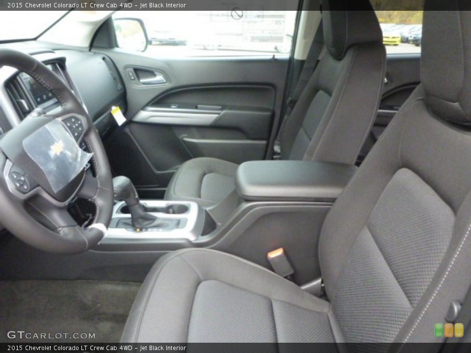 Jet Black Interior Front Seat for the 2015 Chevrolet Colorado LT Crew Cab 4WD #98708407