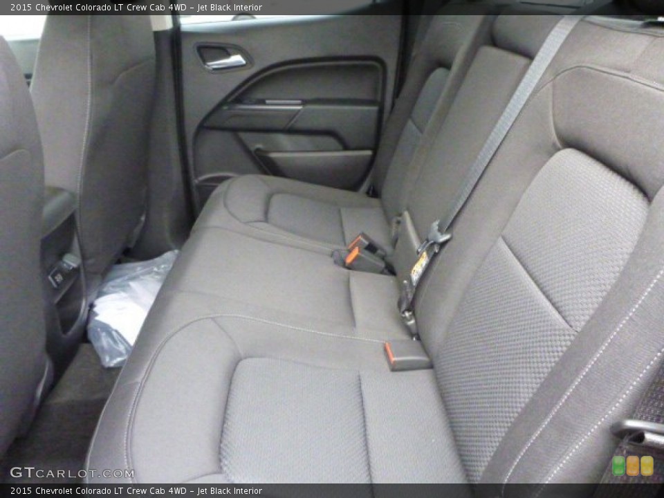 Jet Black Interior Rear Seat for the 2015 Chevrolet Colorado LT Crew Cab 4WD #98708428