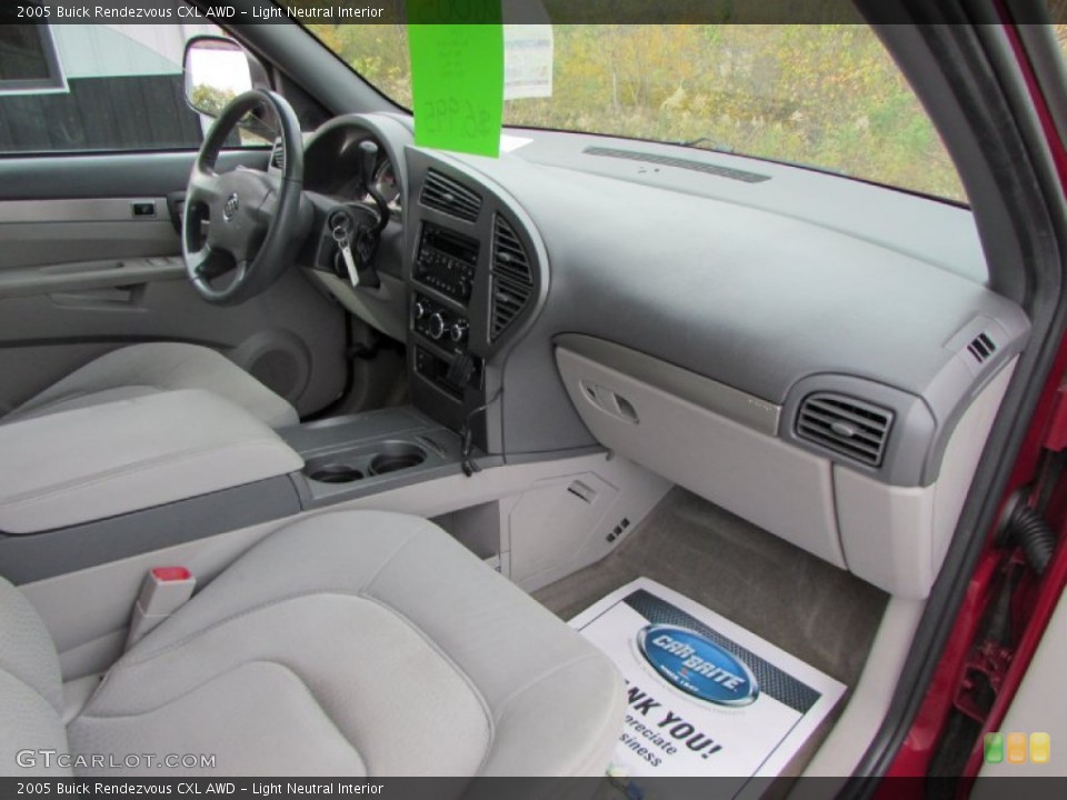 Light Neutral Interior Dashboard for the 2005 Buick Rendezvous CXL AWD #98708763