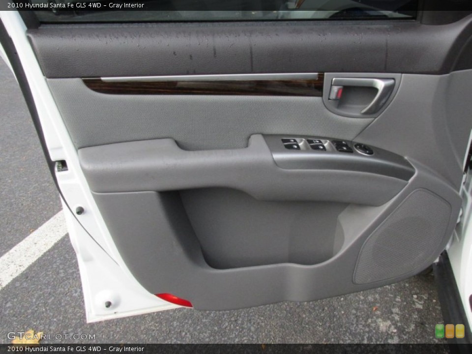Gray Interior Door Panel for the 2010 Hyundai Santa Fe GLS 4WD #98714704