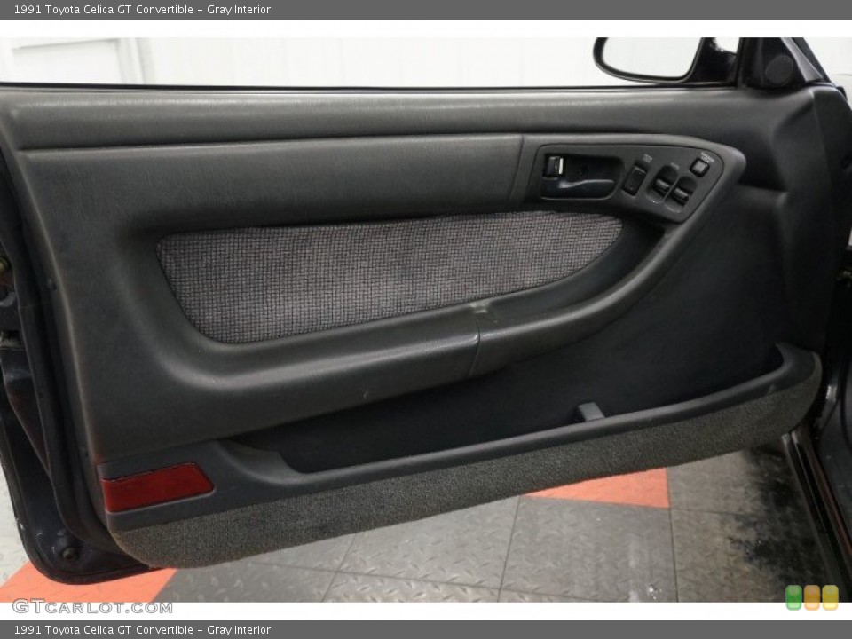 Gray Interior Door Panel for the 1991 Toyota Celica GT Convertible #98715043