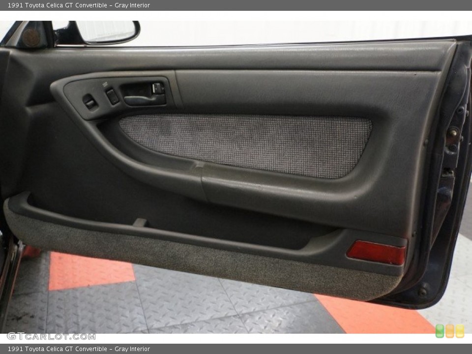Gray Interior Door Panel for the 1991 Toyota Celica GT Convertible #98715403