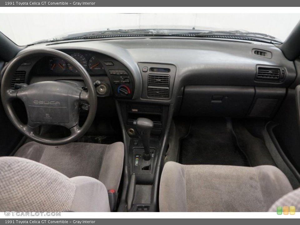 Gray Interior Dashboard for the 1991 Toyota Celica GT Convertible #98715503