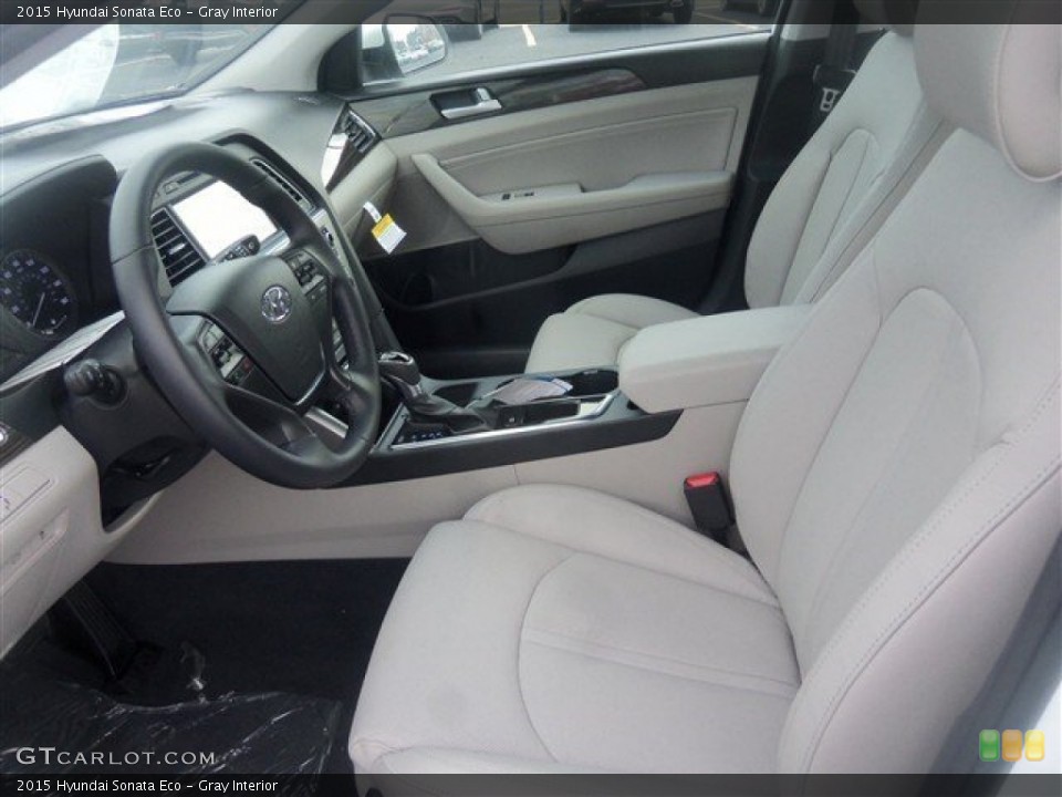 Gray Interior Photo for the 2015 Hyundai Sonata Eco #98725946