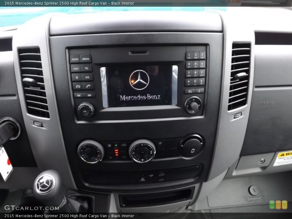 Black Interior Controls for the 2015 Mercedes-Benz Sprinter 2500 High Roof Cargo Van #98726344