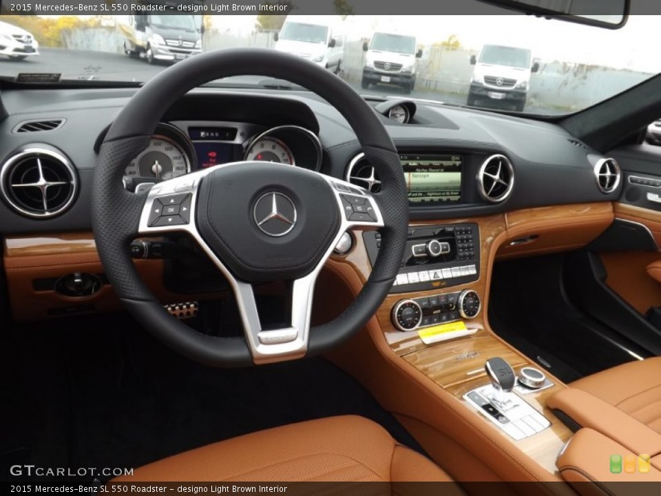 designo Light Brown Interior Dashboard for the 2015 Mercedes-Benz SL 550 Roadster #98730168