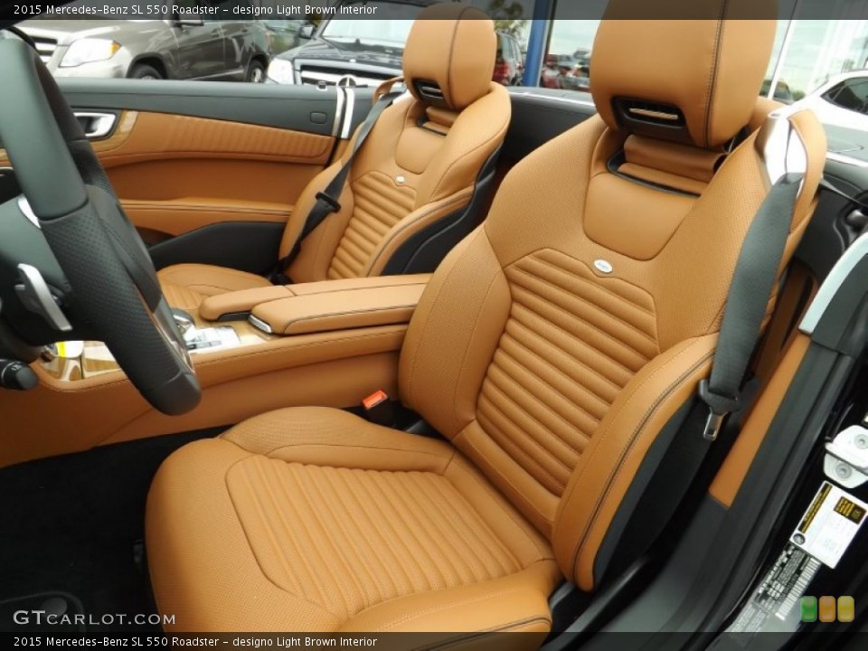 designo Light Brown 2015 Mercedes-Benz SL Interiors