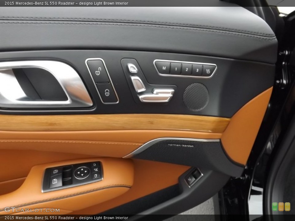 designo Light Brown Interior Controls for the 2015 Mercedes-Benz SL 550 Roadster #98730266