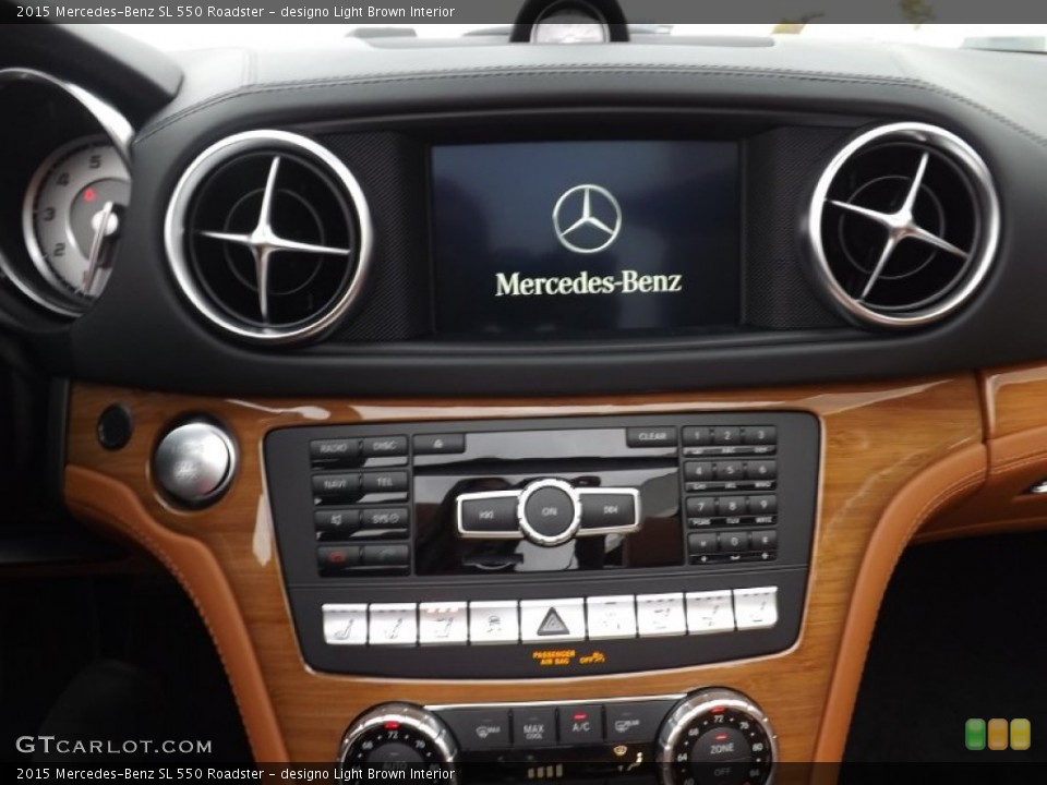 designo Light Brown Interior Controls for the 2015 Mercedes-Benz SL 550 Roadster #98730338