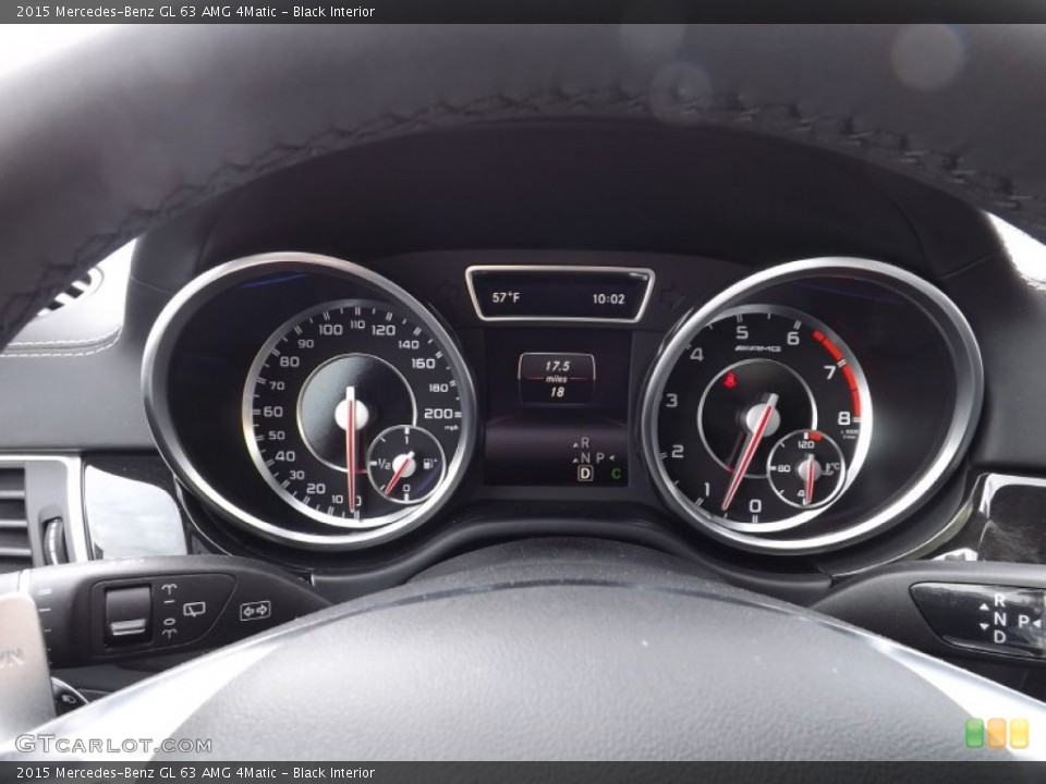 Black Interior Gauges for the 2015 Mercedes-Benz GL 63 AMG 4Matic #98730881