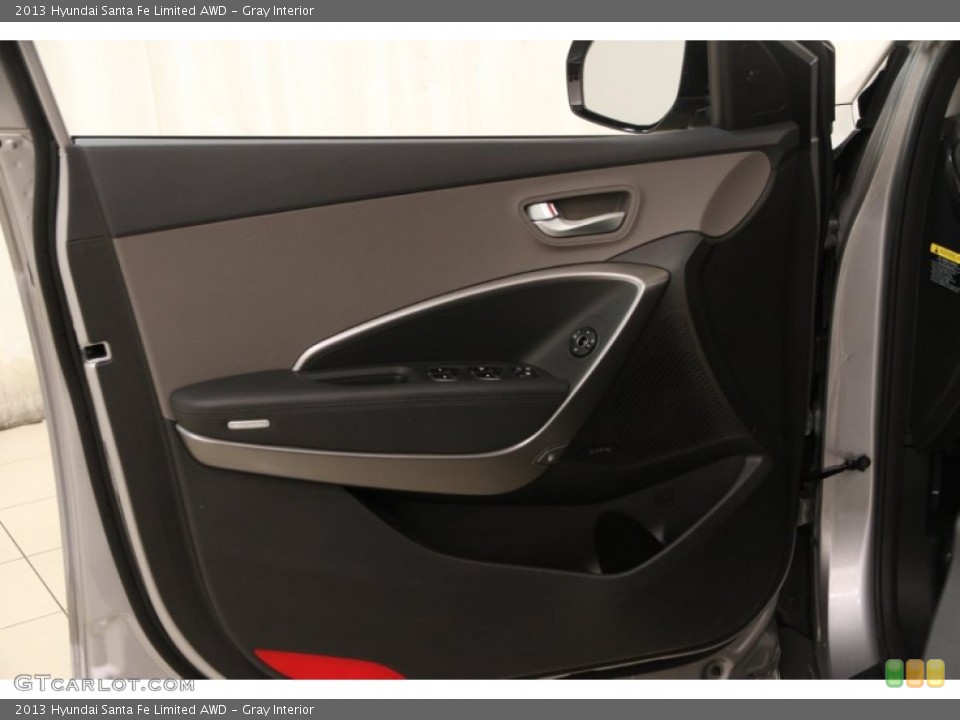Gray Interior Door Panel for the 2013 Hyundai Santa Fe Limited AWD #98736263