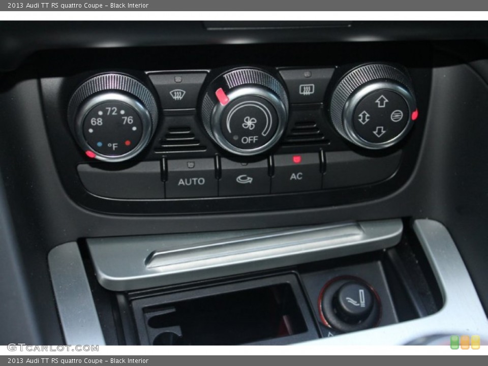 Black Interior Controls for the 2013 Audi TT RS quattro Coupe #98738570