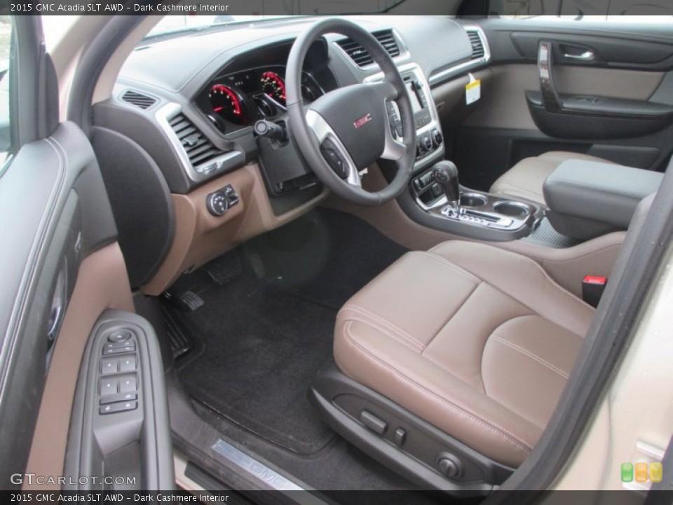 Dark Cashmere Interior Prime Interior for the 2015 GMC Acadia SLT AWD #98743004