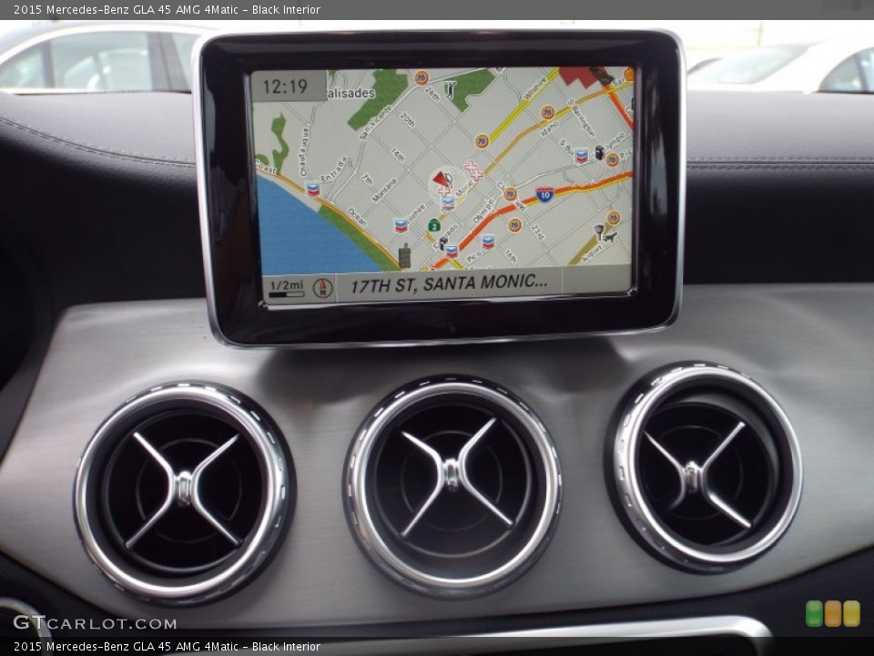Black Interior Navigation for the 2015 Mercedes-Benz GLA 45 AMG 4Matic #98746412