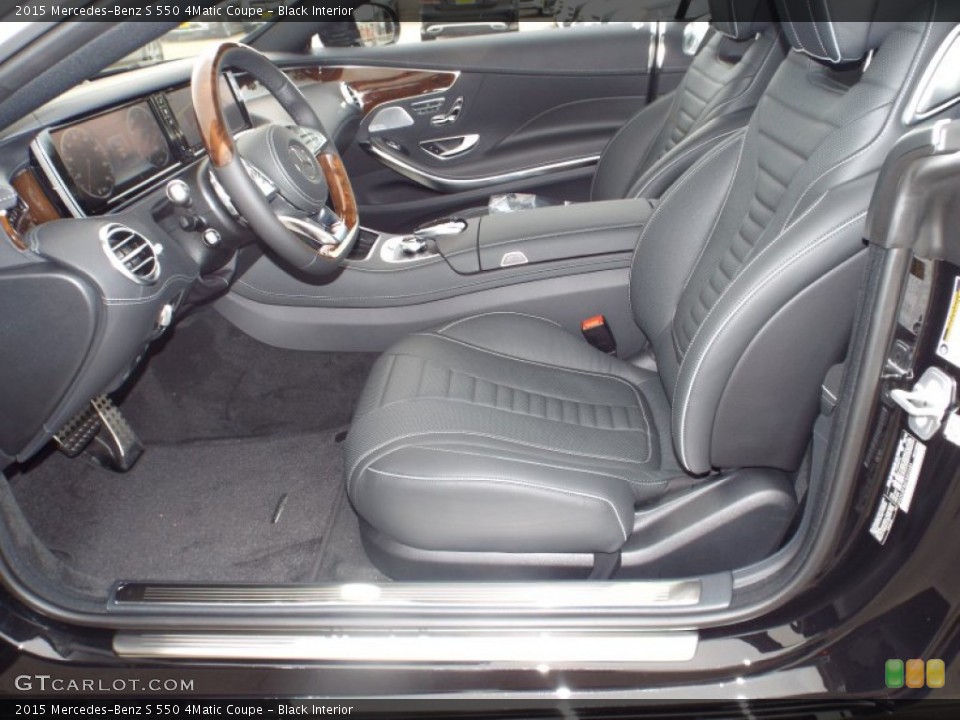 Black Interior Photo for the 2015 Mercedes-Benz S 550 4Matic Coupe #98747720