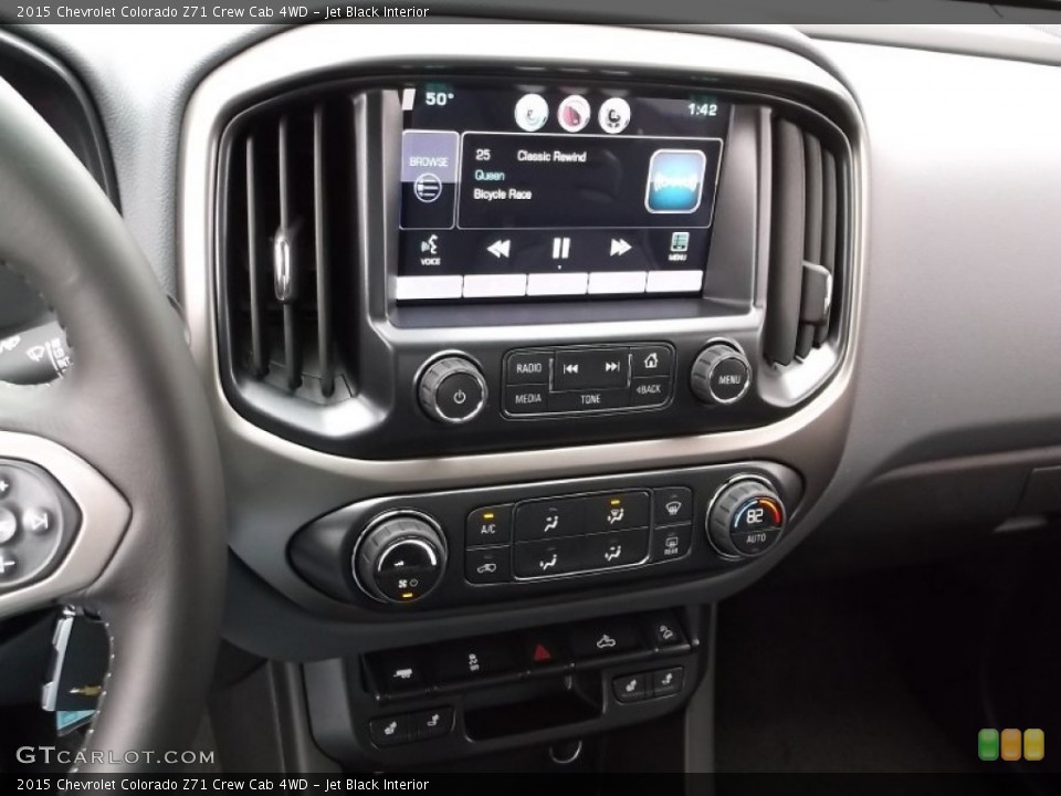 Jet Black Interior Controls for the 2015 Chevrolet Colorado Z71 Crew Cab 4WD #98751311