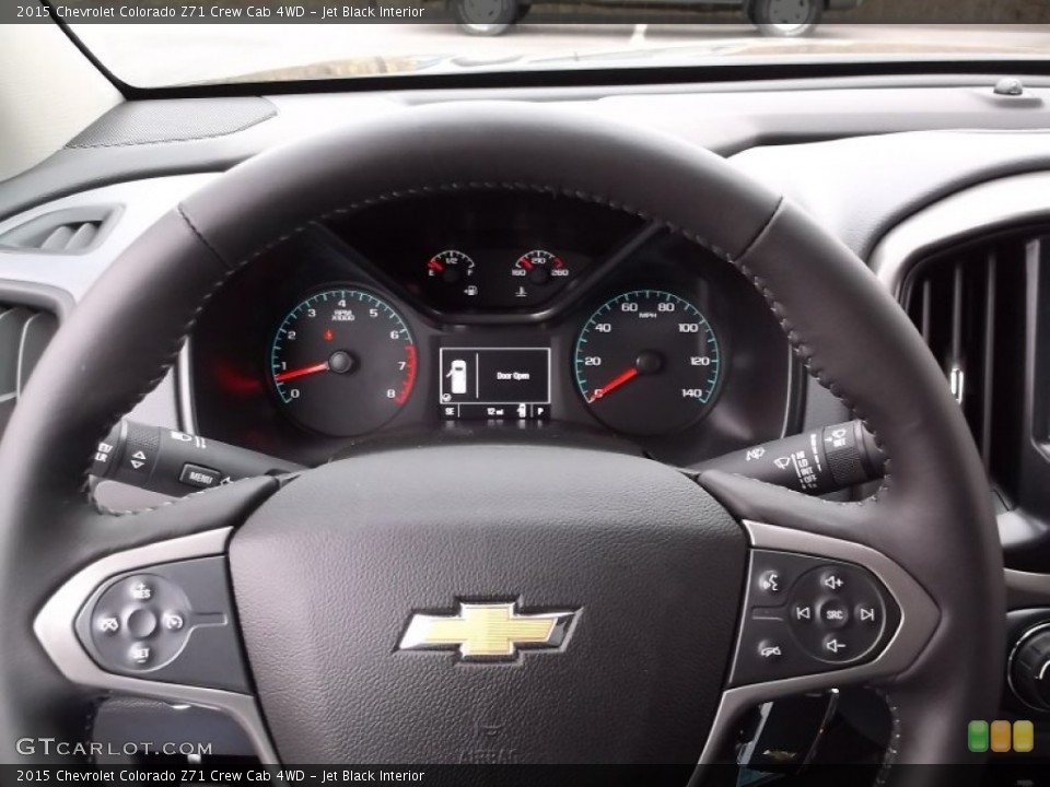Jet Black Interior Gauges for the 2015 Chevrolet Colorado Z71 Crew Cab 4WD #98751380