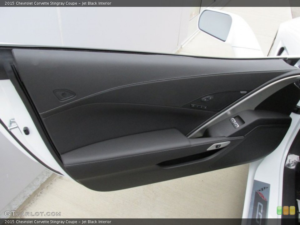 Jet Black Interior Door Panel for the 2015 Chevrolet Corvette Stingray Coupe #98751530
