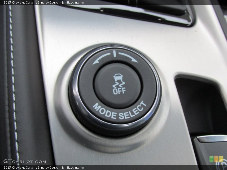 Jet Black Interior Controls for the 2015 Chevrolet Corvette Stingray Coupe #98751617