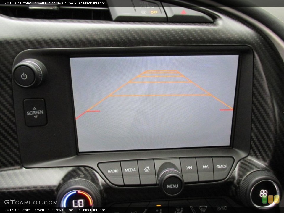 Jet Black Interior Controls for the 2015 Chevrolet Corvette Stingray Coupe #98751671