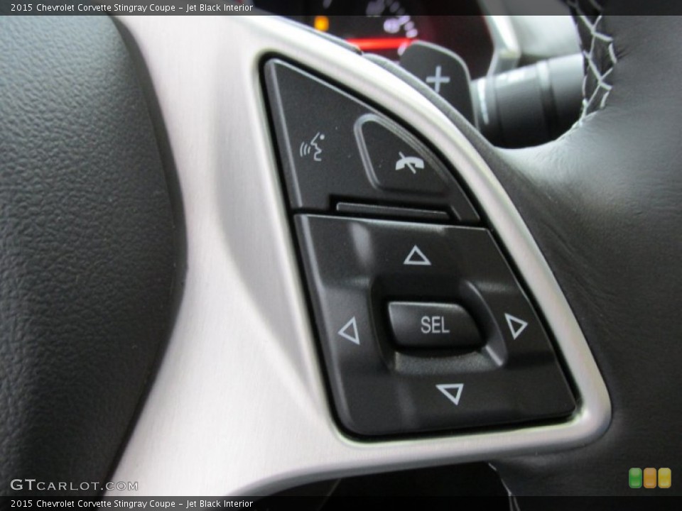 Jet Black Interior Controls for the 2015 Chevrolet Corvette Stingray Coupe #98751686
