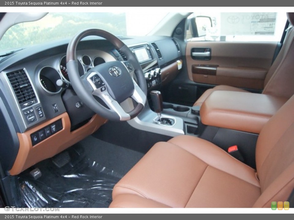 Red Rock Interior Prime Interior for the 2015 Toyota Sequoia Platinum 4x4 #98754959