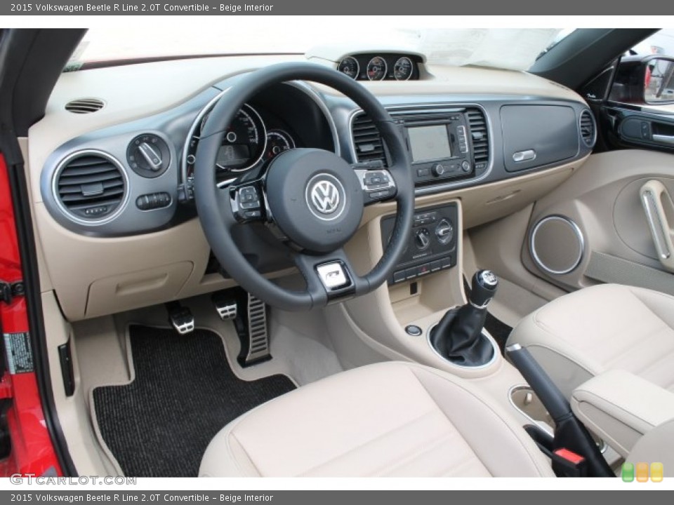 Beige 2015 Volkswagen Beetle Interiors