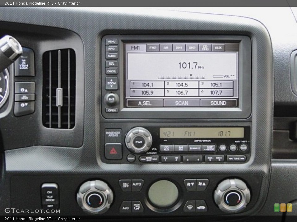 Gray Interior Audio System for the 2011 Honda Ridgeline RTL #98761652