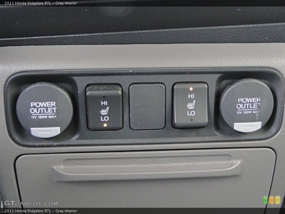 Gray Interior Controls for the 2011 Honda Ridgeline RTL #98761676