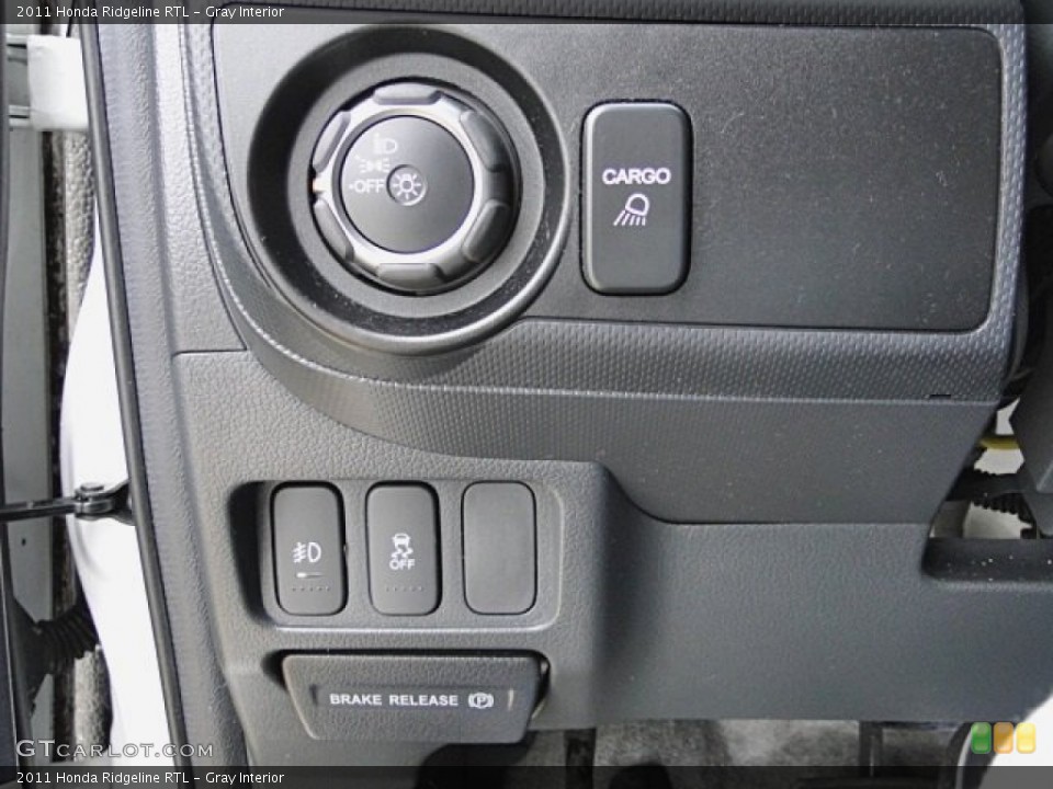 Gray Interior Controls for the 2011 Honda Ridgeline RTL #98761688