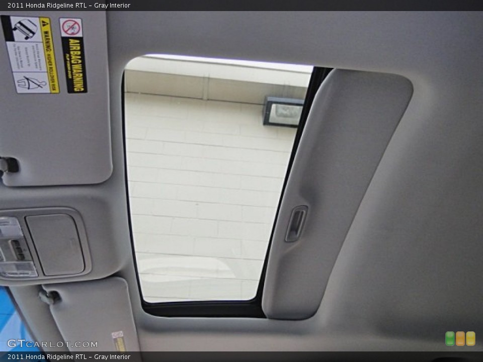 Gray Interior Sunroof for the 2011 Honda Ridgeline RTL #98761733