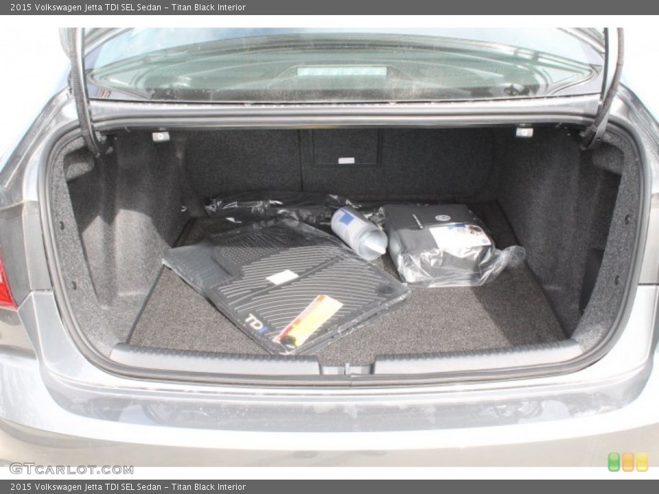 Titan Black Interior Trunk for the 2015 Volkswagen Jetta TDI SEL Sedan #98761775