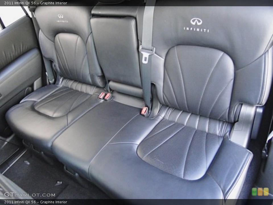 Graphite Interior Rear Seat for the 2011 Infiniti QX 56 #98763548