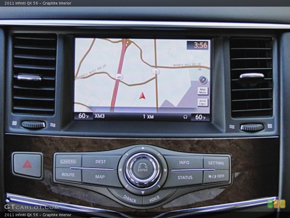 Graphite Interior Navigation for the 2011 Infiniti QX 56 #98763572