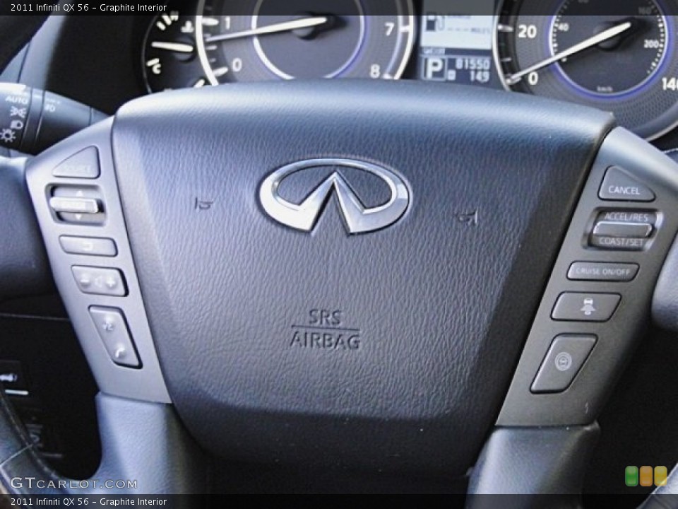 Graphite Interior Steering Wheel for the 2011 Infiniti QX 56 #98763728