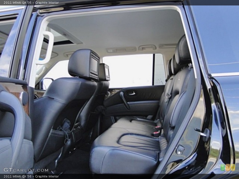 Graphite Interior Rear Seat for the 2011 Infiniti QX 56 #98764181