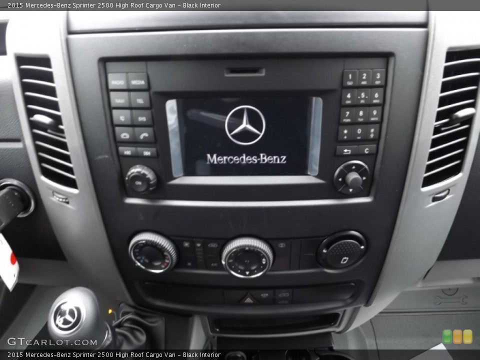 Black Interior Controls for the 2015 Mercedes-Benz Sprinter 2500 High Roof Cargo Van #98766035