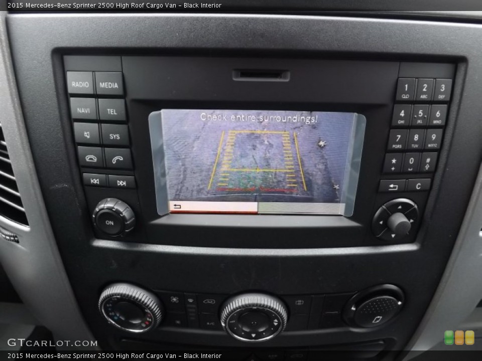 Black Interior Controls for the 2015 Mercedes-Benz Sprinter 2500 High Roof Cargo Van #98766047