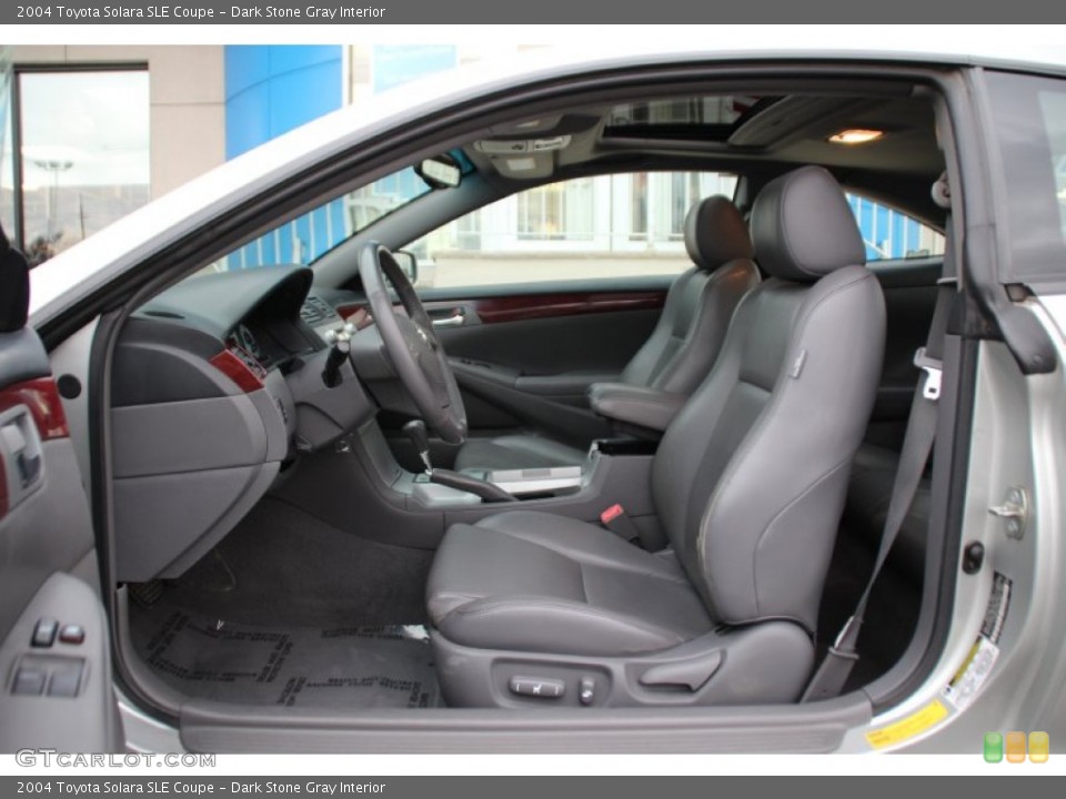 Dark Stone Gray Interior Front Seat for the 2004 Toyota Solara SLE Coupe #98771944