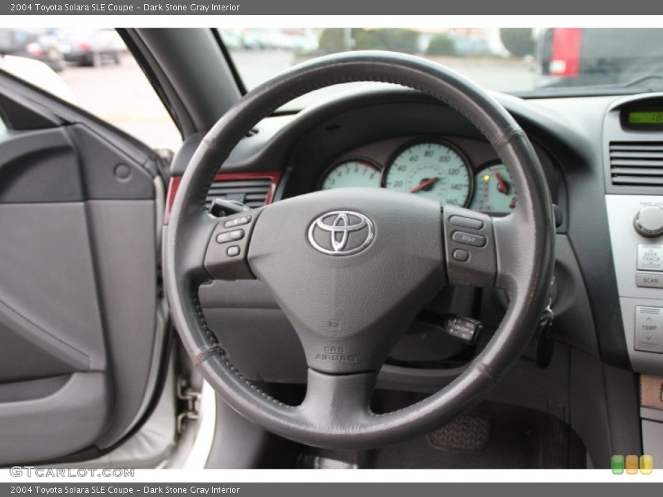 Dark Stone Gray Interior Steering Wheel for the 2004 Toyota Solara SLE Coupe #98772043