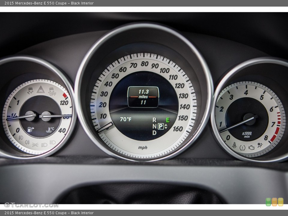 Black Interior Gauges for the 2015 Mercedes-Benz E 550 Coupe #98772096