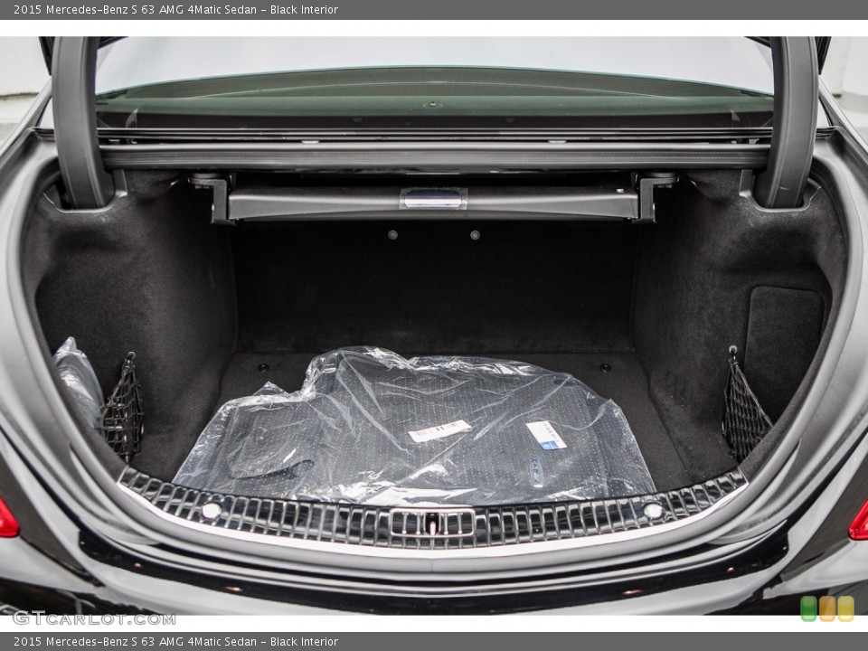 Black Interior Trunk for the 2015 Mercedes-Benz S 63 AMG 4Matic Sedan #98774671