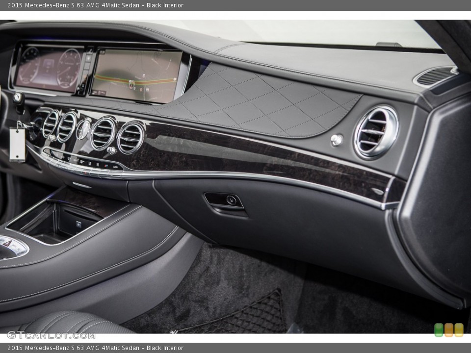 Black Interior Dashboard for the 2015 Mercedes-Benz S 63 AMG 4Matic Sedan #98774821