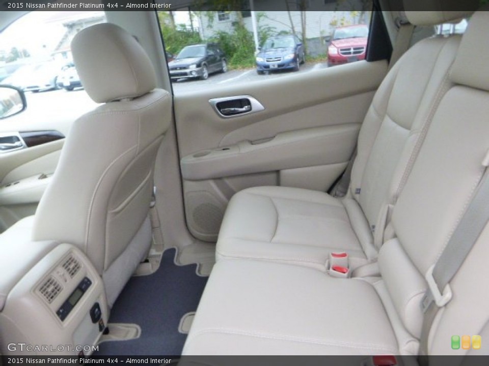 Almond Interior Rear Seat for the 2015 Nissan Pathfinder Platinum 4x4 #98778181