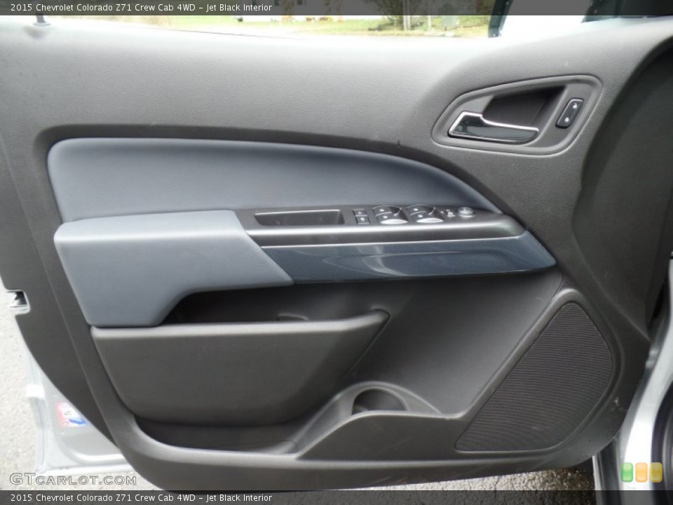 Jet Black Interior Door Panel for the 2015 Chevrolet Colorado Z71 Crew Cab 4WD #98782015